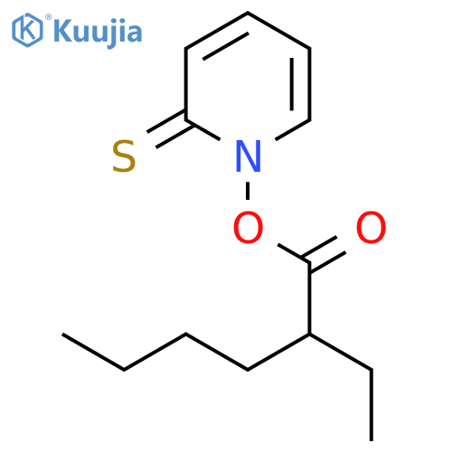 2(1H)-Pyridinethione, 1-[(2-ethyl-1-oxohexyl)oxy]- structure