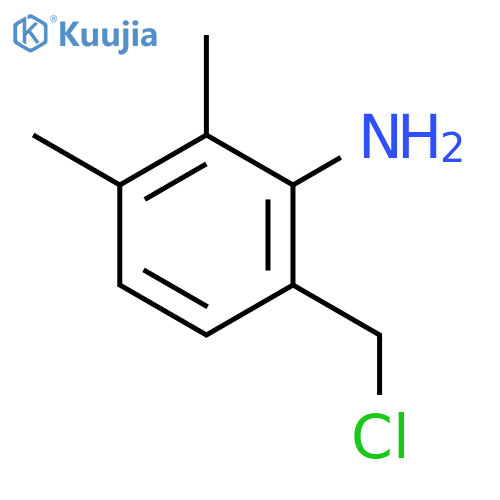 BENZENAMINE, 6-(CHLOROMETHYL)-2,3-DIMETHYL- structure