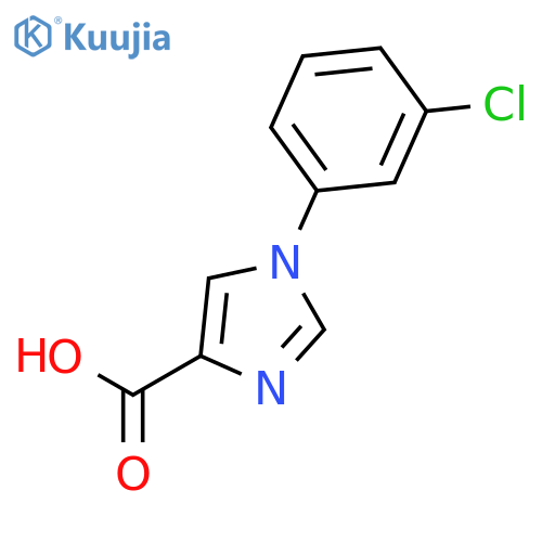 1-(3-Chlorophenyl)-1H-imidazole-4-carboxylic Acid structure
