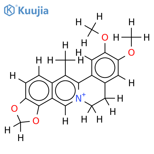 8,9-Dimethoxy-6-methyl-11,12-dihydro-[1,3]dioxolo[4,5-h]isochino[2,1-b]isochinolinylium; Chlorid structure