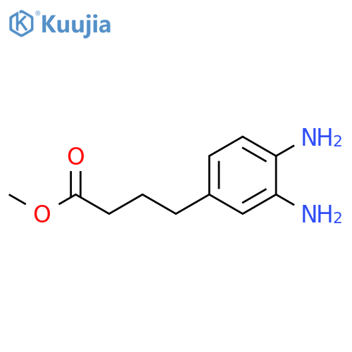 Benzenebutanoic acid, 3,4-diamino-, methyl ester structure