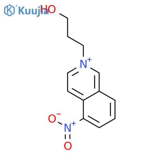 Isoquinolinium, 2-(3-hydroxypropyl)-5-nitro- structure