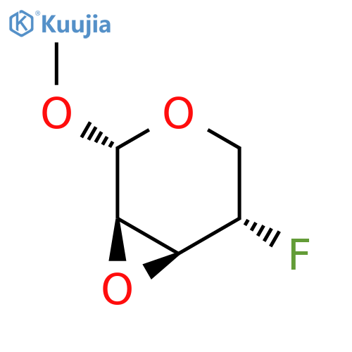 a-L-Lyxopyranoside, methyl2,3-anhydro-4-deoxy-4-fluoro- structure