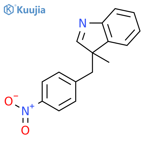 3-methyl-3-[(4-nitrophenyl)methyl]indole structure