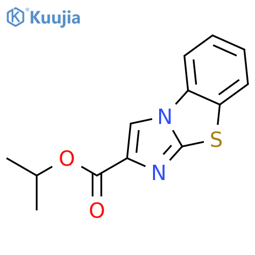 Imidazo[2,1-b]benzothiazole-2-carboxylic acid, 1-methylethyl ester structure