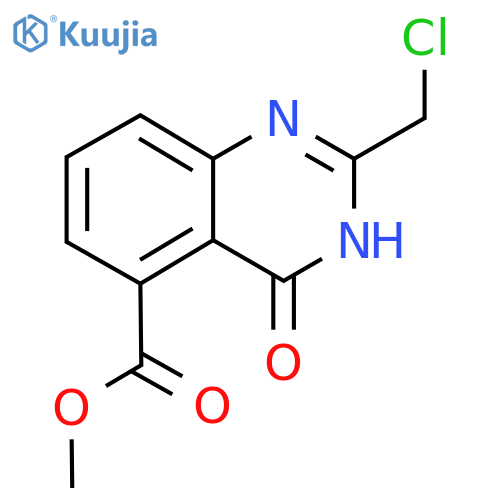 Methyl Ester 2-(Chloromethyl)-3,4-dihydro-4-oxo-5-quinazolinecarboxylic Acid structure
