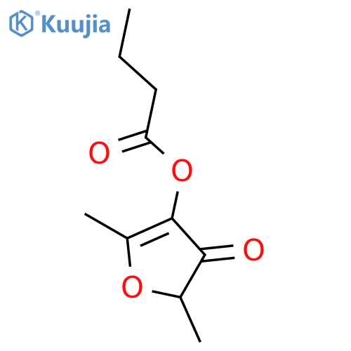 4-Butyroxy-2,5-dimethyl-3(2H)-furanone structure