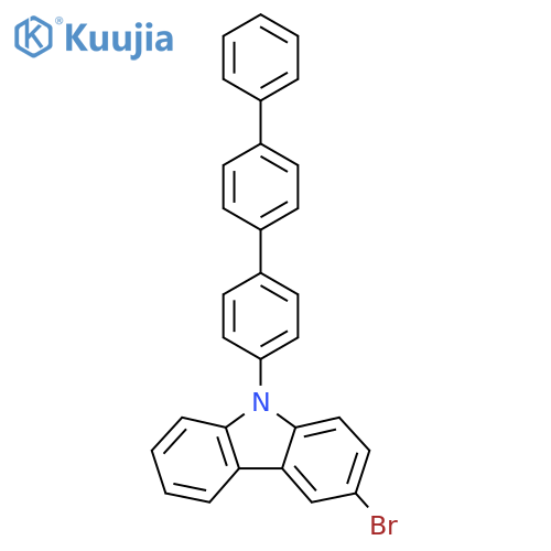 3-Bromo-9-([1,1':4',1''-terphenyl]-4-yl)-9H-carbazole structure