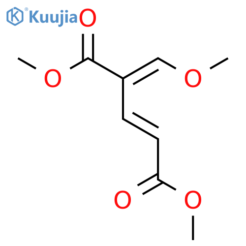 dimethyl 4-(methoxymethylidene)pent-2-enedioate structure