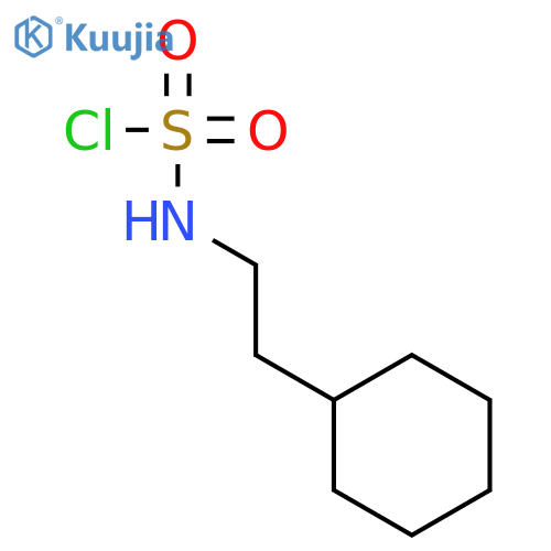 N-cyclohexyl-N-ethylsulfamoyl chloride structure