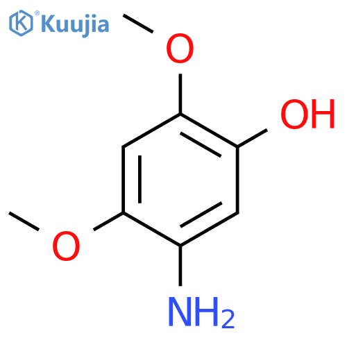 5-amino-2,4-dimethoxyphenol structure