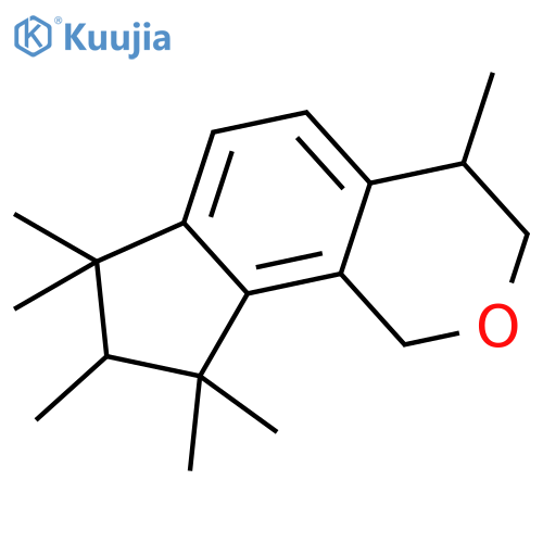 4,7,7,8,9,9-hexamethyl-1,3,4,7,8,9-hexahydrocyclopenta[h]isochromene structure