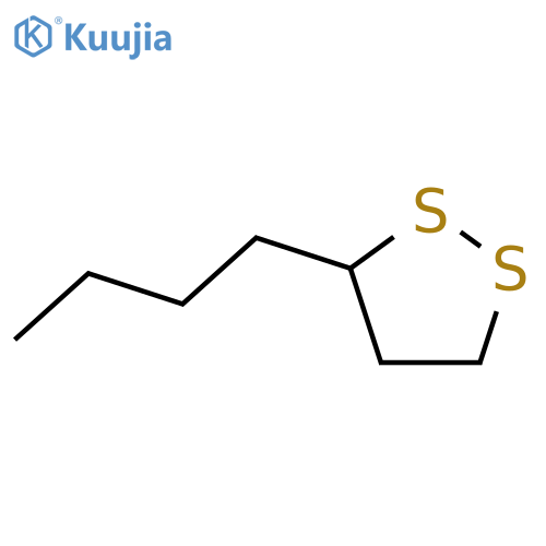 1,2-DITHIOLANE, 3-BUTYL- structure