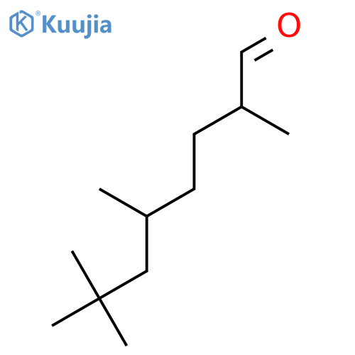 Octanal,2,5,7,7-tetramethyl- structure