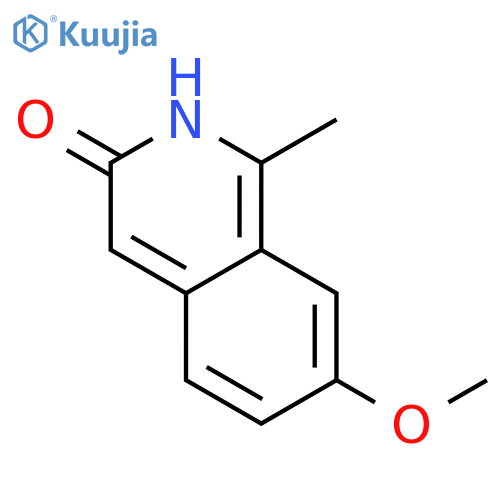 3(2H)-Isoquinolinone, 7-methoxy-1-methyl- structure