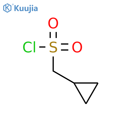 Cyclopropylmethanesulfonyl chloride structure