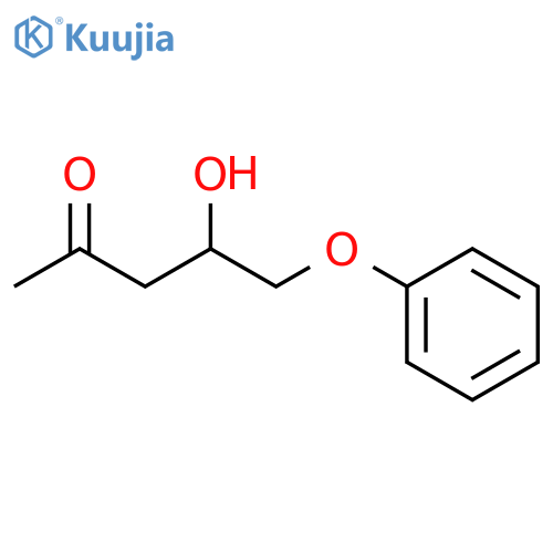 2-Pentanone, 4-hydroxy-5-phenoxy- structure