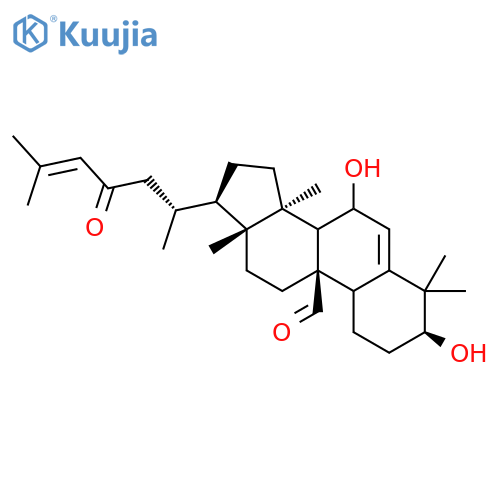 (1S,4R,7S,9β)-1,7-Dihydroxy-10,14-dimethyl-23-oxo-4,9-cyclo-9,10-secocholesta-5,24-diene-9-carbaldehyde structure