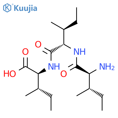 H-Ile-Ile-Ile-OH acetate salt structure