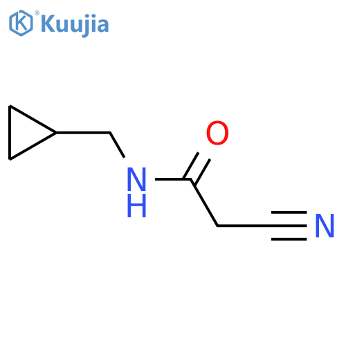 2-Cyano-N-(cyclopropylmethyl)acetamide structure