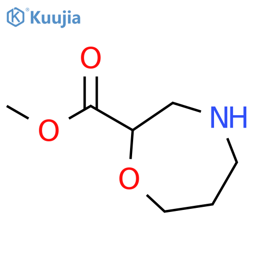 Methyl 2-homomorpholinecarboxylate structure