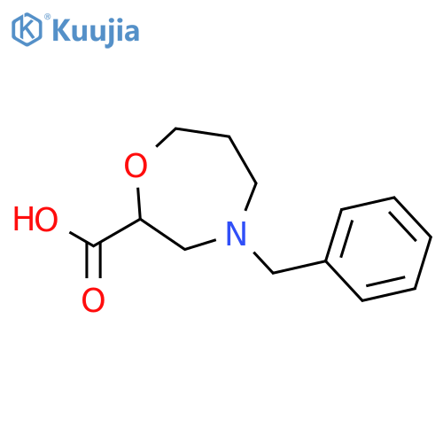 4-Benzyl-2-homomorpholinecarboxylic Acid structure