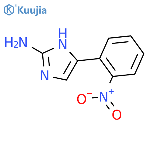 5-(2-nitrophenyl)-1h-imidazol-2-amine structure
