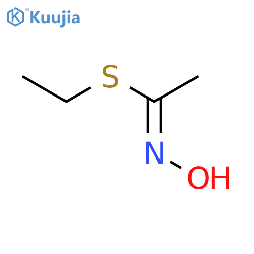 Ethanimidothioic acid, N-hydroxy-, ethyl ester, (E)- structure