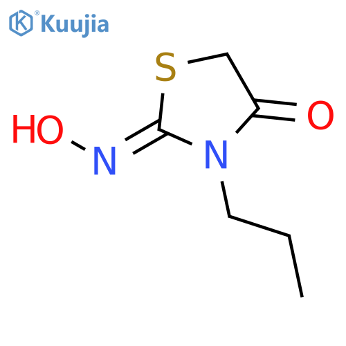 2,4-Thiazolidinedione, 3-propyl-, 2-oxime structure