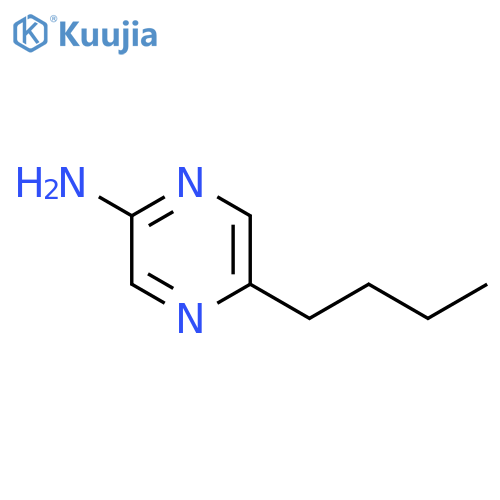 Pyrazinamine, 5-butyl- structure