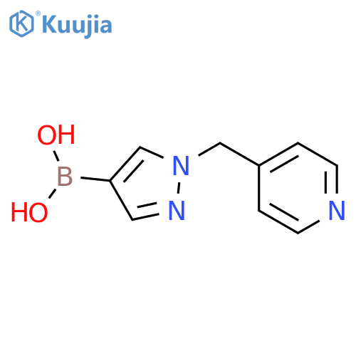 1-(4-Pyridinomethyl)pyrazole-4-boronic Acid structure