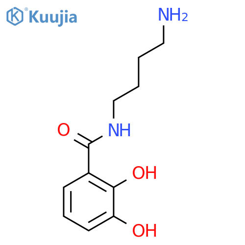 Benzamide,N-(4-aminobutyl)-2,3-dihydroxy- structure