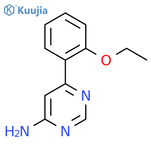 6-(2-Ethoxyphenyl)pyrimidin-4-amine structure