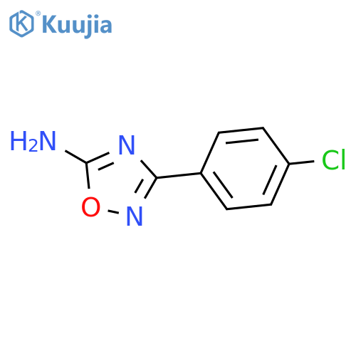 3-(4-chlorophenyl)-1,2,4-oxadiazol-5-amine structure