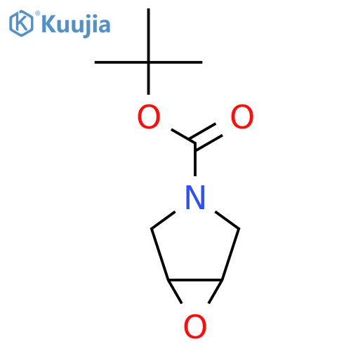 Tert-butyl 6-oxa-3-azabicyclo[3.1.0]hexane-3-carboxylate structure