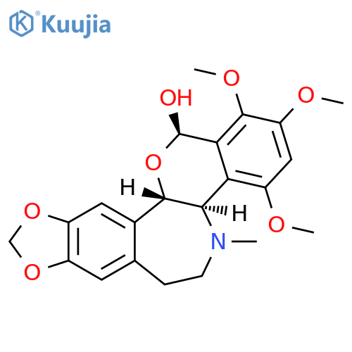 [1,3]Dioxolo[4,5-h][2]benzopyrano[3,4-a][3]benzazepin-14-ol,4b,5,6,7,12b,14-hexahydro-1,2,4-trimethoxy-5-methyl-, (4bR,12bS,14R)- (9CI) structure