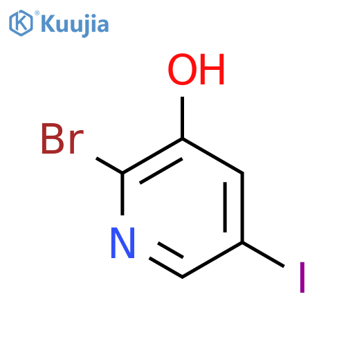 2-Bromo-5-iodopyridin-3-ol structure