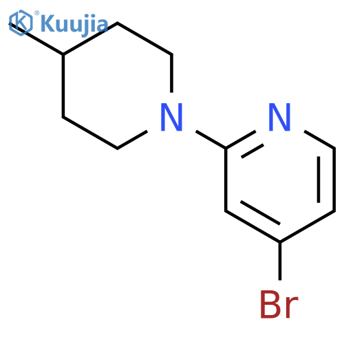 4-Bromo-2-(4-methylpiperidino)pyridine structure