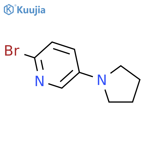 2-Bromo-5-pyrrolidinopyridine structure