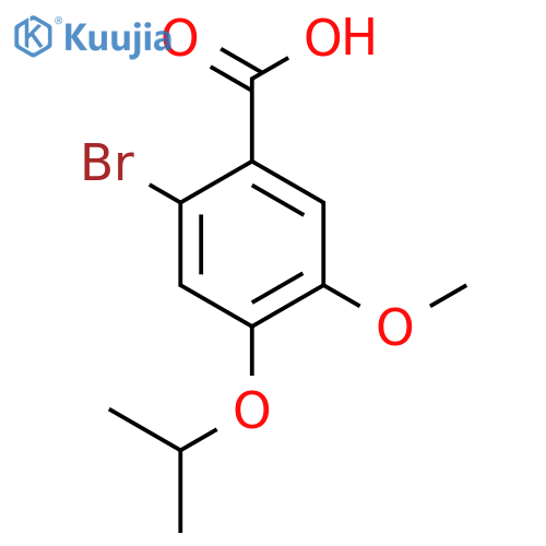 2-Bromo-4-isopropoxy-5-methoxybenzoic acid structure