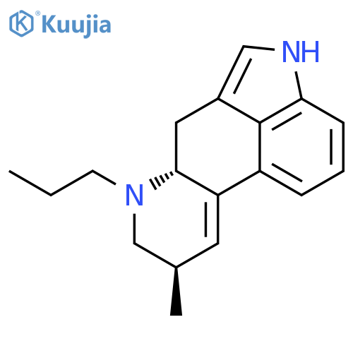 Ergoline, 9,10-didehydro-8-methyl-6-propyl-, (8b)- structure