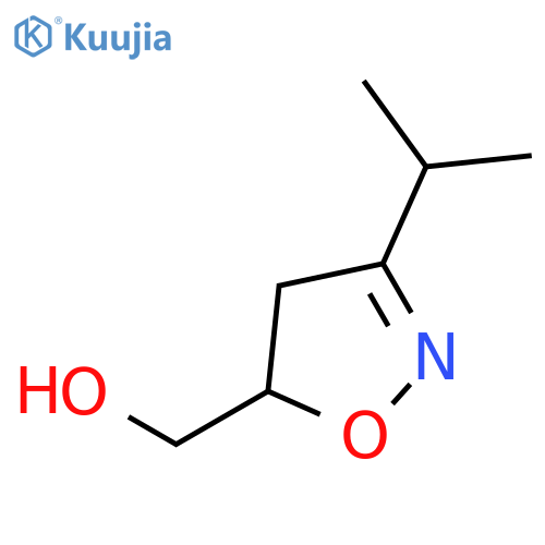 (3-Isopropyl-4,5-dihydroisoxazol-5-yl)methanol structure