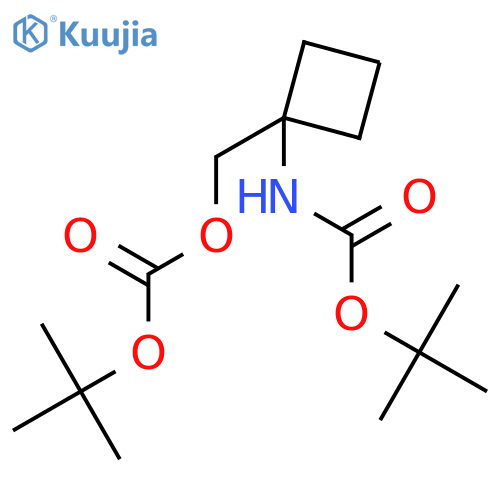 {1-(tert-Butoxycarbonyl)aminocyclobutyl}methyl tert-Butyl Carbonate structure