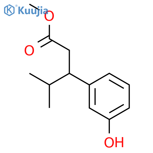Methyl 3-(3-Hydroxyphenyl)-4-methylpentanoate structure