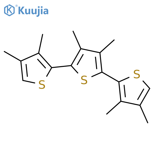 2,2':5',2''-Terthiophene, 3,3',3'',4,4',4''-hexamethyl- structure