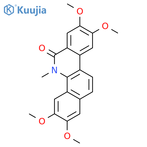 Benzo[c]phenanthridin-6(5H)-one,2,3,8,9-tetramethoxy-5-methyl- structure