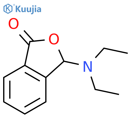 3-(diethylamino)-3H-2-benzofuran-1-one structure