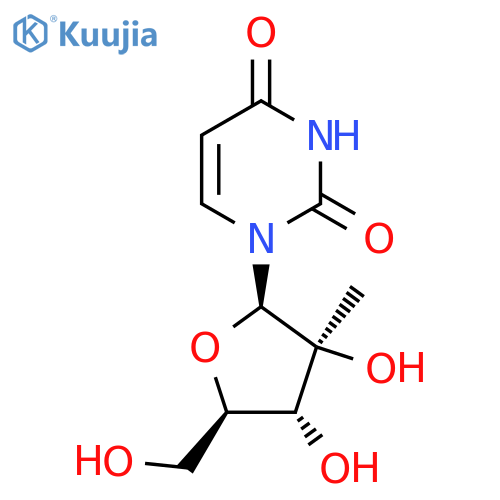 1-β-D-Arabinofuranosyluracil-2-C-methyl structure
