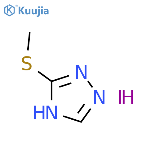 3-(methylsulfanyl)-4H-1,2,4-triazole hydroiodide structure