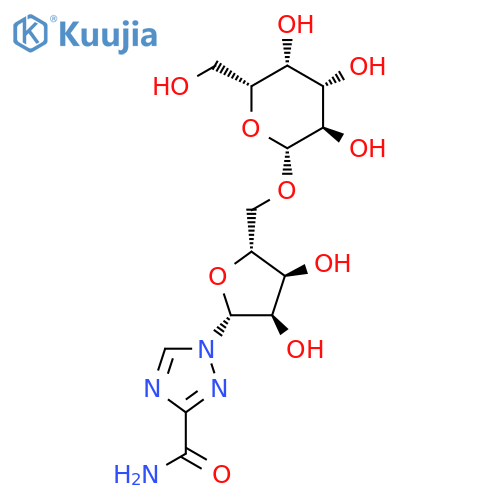 1H-1,2,4-Triazole-3-carboxamide,1-(5-O-b-D-galactopyranosyl-b-D-ribofuranosyl)- structure
